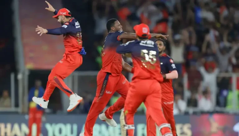 RCB players during IPL 2025 final