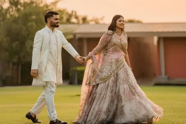 Rinku Singh Gets Engaged To Samajwadi Party MP Priya Saroj In Lucknow Rinku Singh and Priya Saroj during their engagement