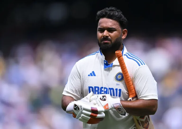 Rishabh Pant during a test match