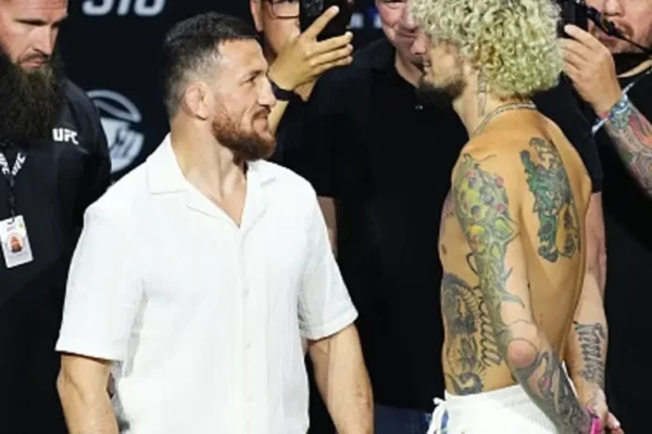 UFC 316: Merab Dvalishvili vs Sean O’Malley 2| Fight Card| Venue| Timings| Where To Watch In India? Sean O'Malley and Merab Dvalishvili during face-off