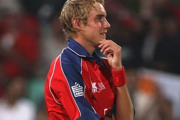 Bowlers Who Have Conceded Most Runs In An Over In T20I Stuart Broad during a match