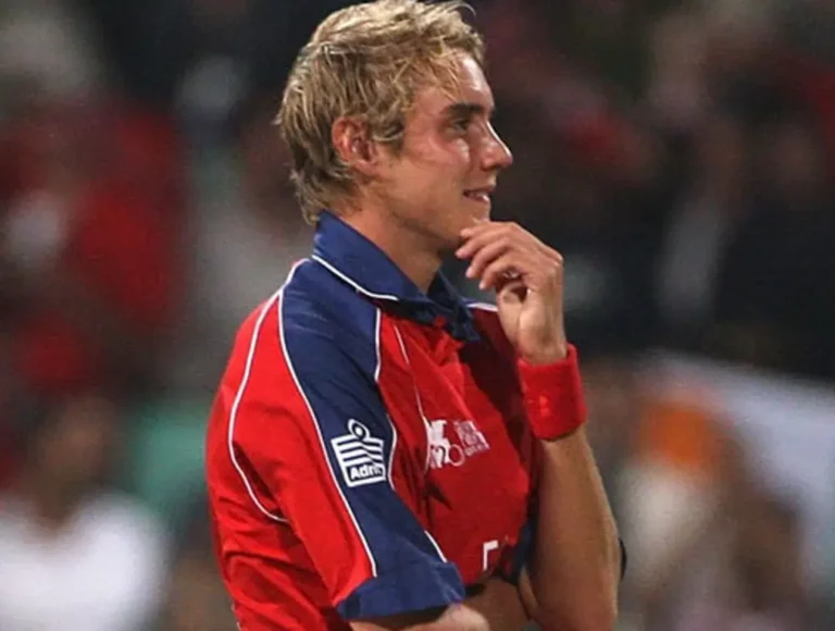 Stuart Broad during a match