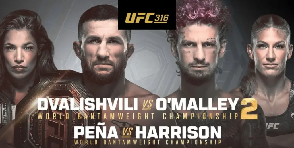 Merab Dvalishvili vs Sean O'Malley at UFC 316