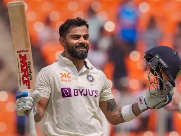 Virat Kohli during a test match