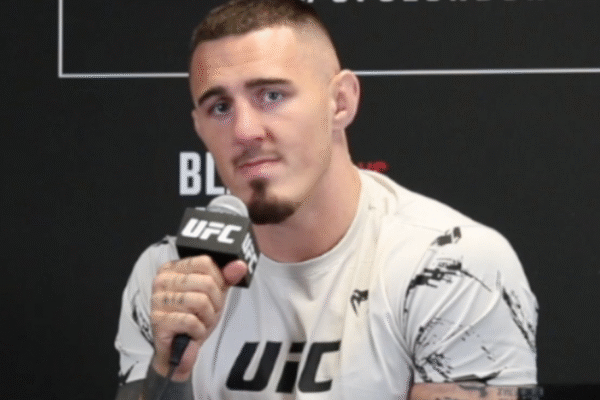 Tom Aspinall Questioned “Fight IQ” Of Michael Chandler, Latter Responds Tom Aspinall during a press conference