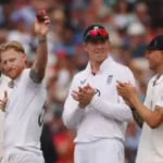 Ben Stokes after taking a fifer in a test match