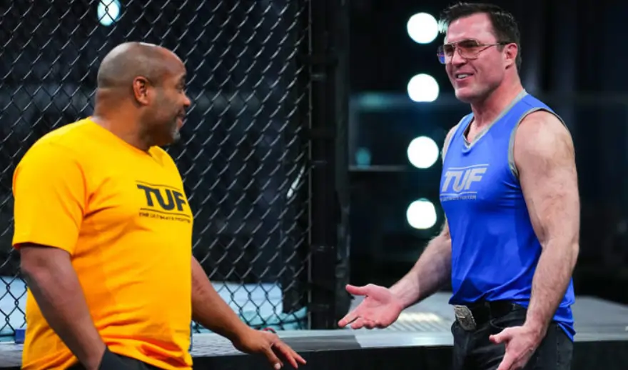 Daniel Cormier and Chael Sonnen during TUF
