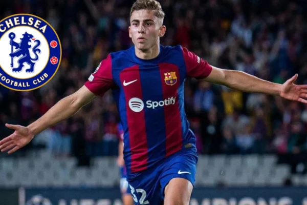 Chelsea Are Looking To Sign Barcelona 22-Year Old Midfielder After Money Boost By Becoming FIFA World Club Champions Chelsea Will Bid For Fermin Lopez