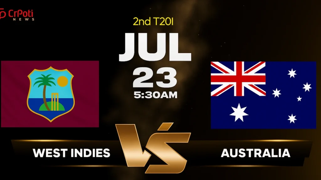 WI vs AUS 2nd T20I