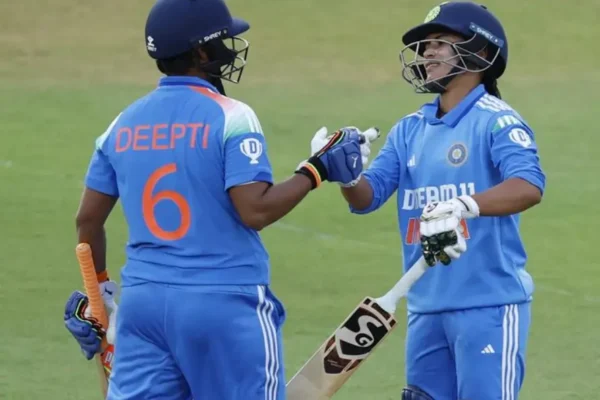 IND W vs ENG W, 1st ODI: Match Highlights| Scorecard| POTM| Captains’ Corner Deepti Sharma and Amanjot Kaur during a match