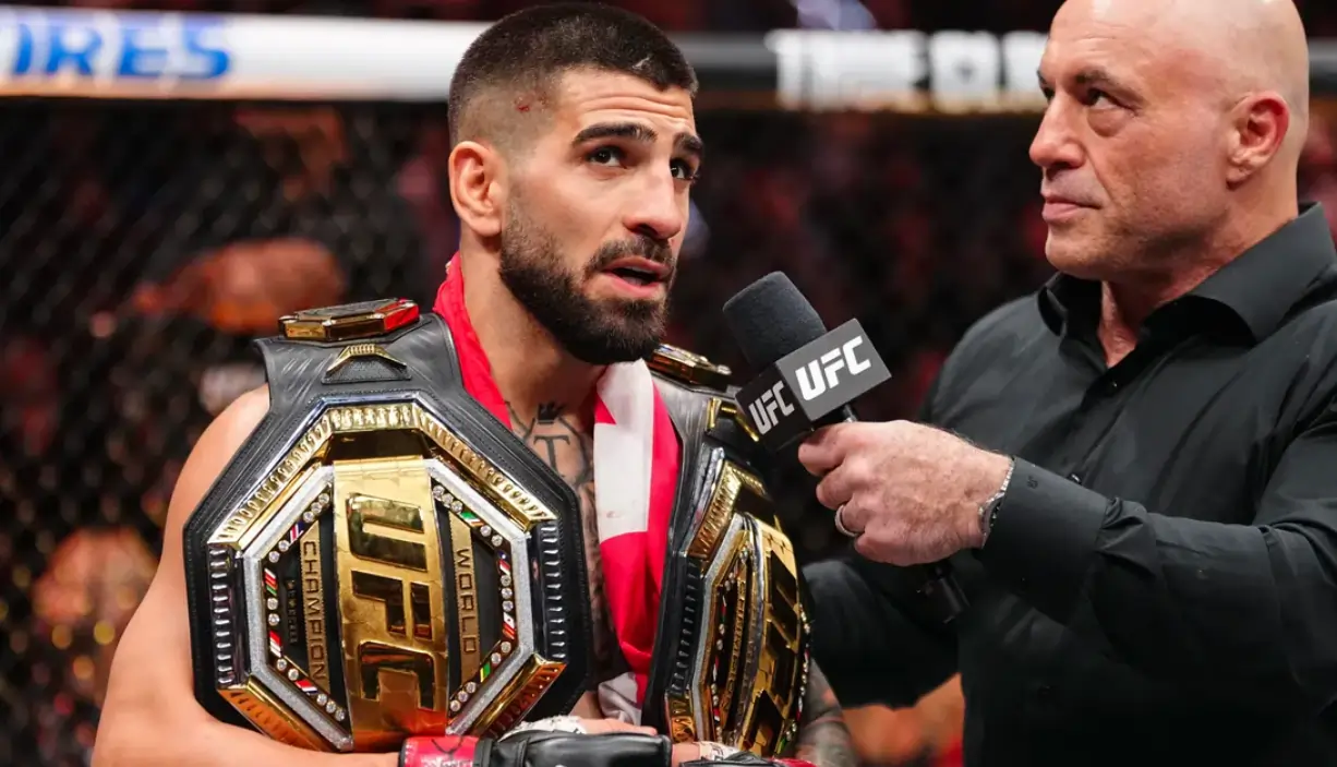 Joe Rogan and Ilia Topuria