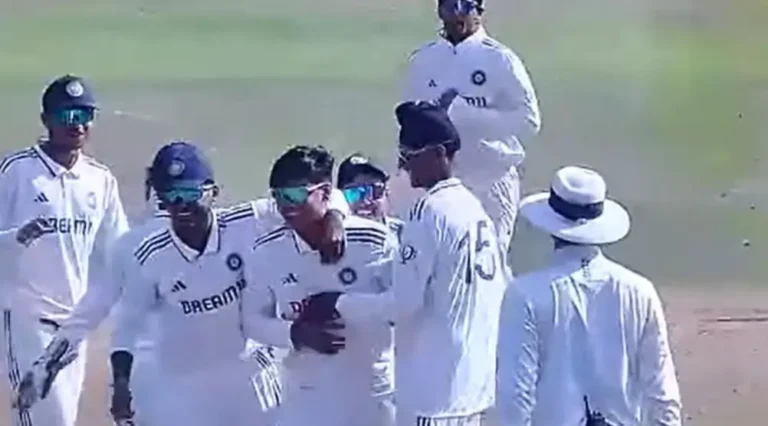Vaibhav Suryavanshi during u19 test match
