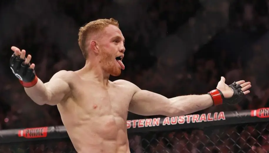 Jack Della Maddalena after winning his fight