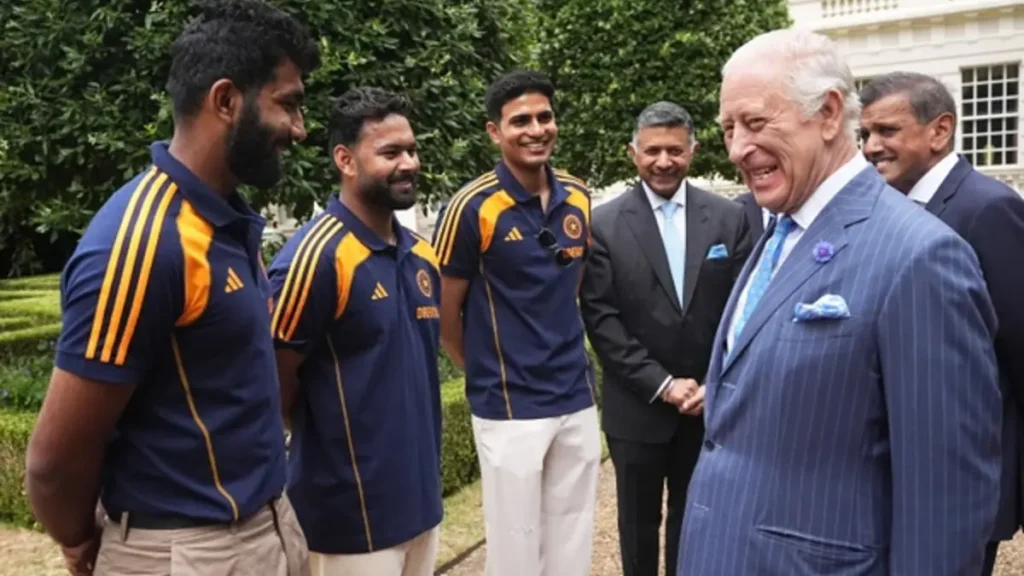 King Charles Welcome Indian Cricket Team