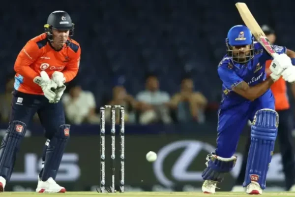 MLC, 2025, Match 30th: SFU vs MINY| Match Highlights| Scorecard| POTM| Captains’ Corner SFU and MINY players during a MLC match