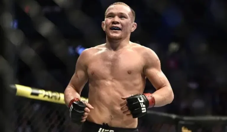 Petr Yan during his fight