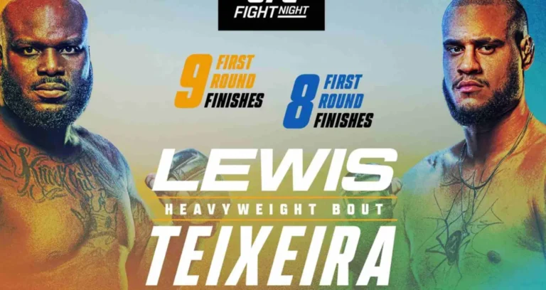 Derrick Lewis and Tallison Teixeira at UFC Nashville