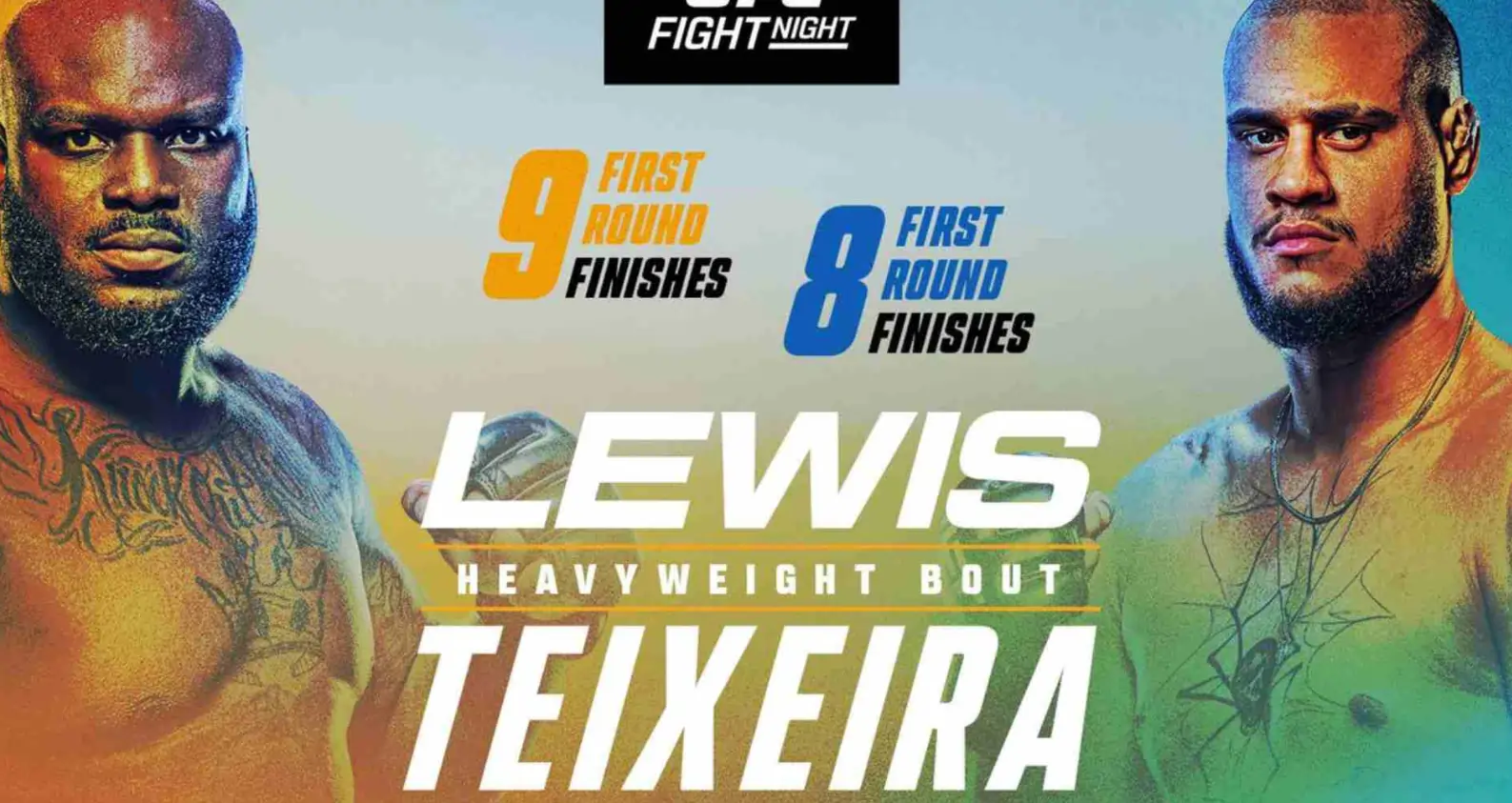 Derrick Lewis and Tallison Teixeira at UFC Nashville