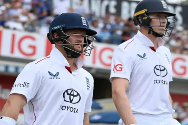 IND vs ENG 2nd Test: Weather Forecast And Pitch Report Ben Duckett and Zak Crawley during a test match