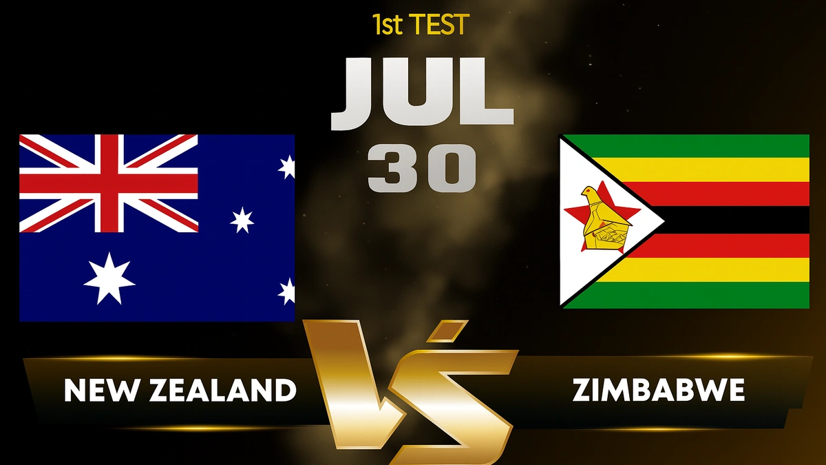 ZIM vs NZ Test Match