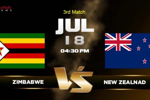 Zimbabwe vs New Zealand Probable Playing 11, Harare Sports Club Pitch Report And ZIM vs NZ Dream11 Prediction Zimbabwe vs New Zealand Dream11 Prediction
